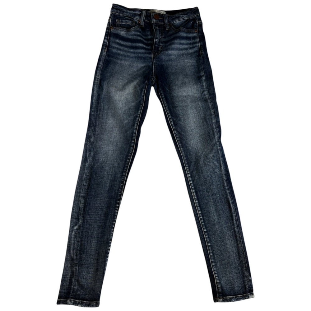 Buckle‎ BKE Ankle Skinny Jeans Womens 24 Blue Denim Cotton Slim Fit High Rise